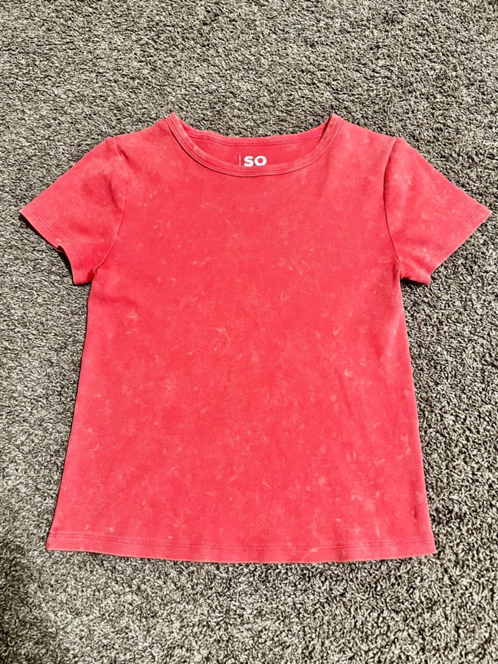 SO brand girls short sleeve shirt Sz L 10/12